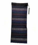 House of Harlow Midi Striped Knit Skirt Black Multi ( S ) - $118.77