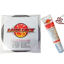 Self Stick Pro Pack: 1/2&quot; X 1/8&quot; Grey Compatible With Nomex Bbq Smoker Gasket W/ - £34.92 GBP