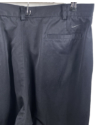 Nike Golf Pants Size 36x30 Black Dress Pant Mens Athletic Tech Dress Slacks - $27.69