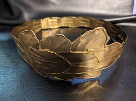 Handmade Brass Leaf Belt Statement Piece Hammered Metal Corset Belt 29 3... - $50.94