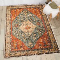 Boho Area Rug, 3&#39; X 5&#39; Machine Washable Rugs For Entryway Faux Wool Large Rugs - £44.75 GBP