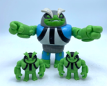Slapback 4&quot; Action Figure Ben 10 2018 Playmates Ben 10 with two 1.5” Fig... - £11.36 GBP