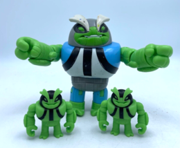 Slapback 4&quot; Action Figure Ben 10 2018 Playmates Ben 10 with two 1.5” Fig... - $14.49