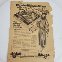 Vintage 1928 The Charles Williams Stores New York City Brochure - $13.10