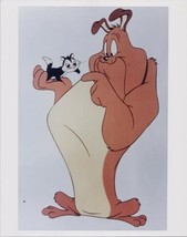 Looney Tunes Pepe Le Pew and big dog vintage 1980&#39;s 8x10 photo - £7.47 GBP