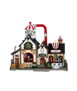 Lemax Bell&#39;s Gourmet Popcorn Factory Lights Sounds Christmas Village Por... - €93,82 EUR