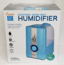 Crane 1 Gal. Portable Warm Mist Humidifier - Aqua - £38.65 GBP