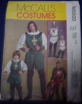 McCall’s Childrens & Boys Knight Prince & Samurai Costumes Size 3-8 #M5500 Uncut - $6.99