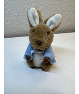 Vintage 1989 Peter Rabbit Plush Figurine 3.5” Eden Toys Frederick Warne USA - $110.96 MXN