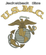 USMC Marines EGA 3sizes digitized filled embroidery design Digital Download - €6,04 EUR