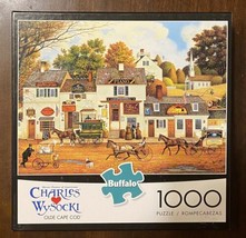 Charles Wysocki 1000 Pc Jigsaw Puzzle - Olde Cape Cod - Americana -Excel... - $10.09
