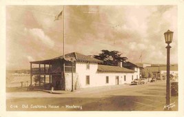 Old Customs House Monterey California 1950s RPPC Real Photo postcard - £7.09 GBP