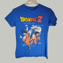 Dragon Ball Z Shirt Mens Small Ripple Junction Animation Blue Casual - $12.98