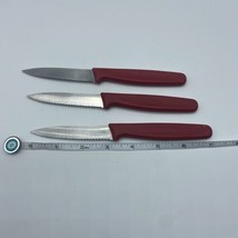 Victorinox 7 Inch Swiss Serrated Paring Knife with Spear Point Lot 3 - £13.15 GBP