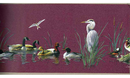 Goose duck teal swan HB739 Wallpaper Border - £23.93 GBP