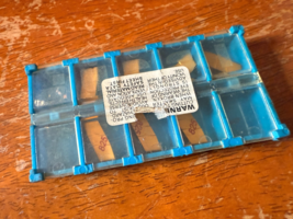 Neuf Paquet De 7 Iscar Carbure Séparation Rainurage Fentes # Gip 00E-0.8... - $94.98
