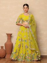 Vibrand yellow lehenga choli with dupatta for festive wear,dance functio... - $65.00