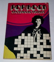 Jimi Hendrix Pop/Rock Crossword Puzzles Softbound Book Vintage 1970 - $19.99