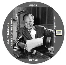 Paul Harvey (Set 25) The Rest of the Story 100 Episodes on 5 Audio CDs - $29.99