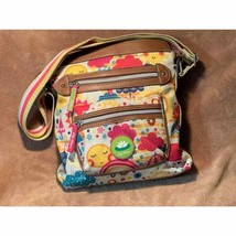 Lilly Bloom Designs -Sunny Days &amp; Rainy Days-Shoulder Bag w/Leather Accents - £20.43 GBP