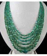Certified Natural Emerald Beads Cabochon 6 L 398 Ct Gemstone Important N... - €4.424,70 EUR