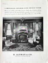 1931 B. ALTMAN &amp; CO - Vintage Print Ad - NYC-Provincial Interior &amp; Frenc... - $22.80 CAD