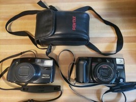 Lot of 2 Untested Cameras Pentax Zoom 105-R and Minolta Freedom Zoom 90 - £16.20 GBP