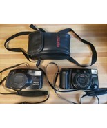 Lot of 2 Untested Cameras Pentax Zoom 105-R and Minolta Freedom Zoom 90 - £15.94 GBP