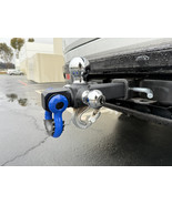 Trailer Hitch Ball Tri Ball Hitch with Hook &amp; Rotatable Tow Shackle - $89.78 CAD
