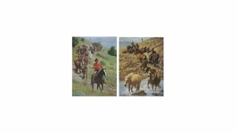 The Cowboy&#39;s Dream - Set of 2 Limited Edition Prints by Wayne Baize -Good Horses - £109.67 GBP