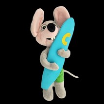 Chuck E Cheese Surfer Mouse CHUCK 10&quot; Limited Plush Stuffed Toy 2014 Collectible - £7.76 GBP