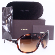 Tom Ford TF1068 52F Bettina HAVANA/BROWN Gradient Lens Authentc Sunglasses 68-15 - £205.06 GBP