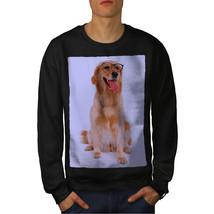 Wellcoda Labrador Photo Dog Mens Sweatshirt, Retriever Casual Pullover Jumper - £23.76 GBP+
