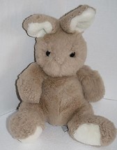 Westcliff Collection Plush Brown Easter Bunny Rabbit 13&quot; White Tail Fuzzy Fur - £9.10 GBP