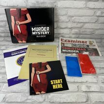 Murder Mystery In A Box Game A Christmas Murder New In Box - $12.59