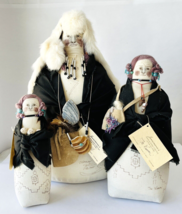 3 Folk Art Dolls Jennimarie&#39;s American Indian Collection  OOAK Signed with Tags - £232.50 GBP