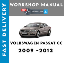 VOLKSWAGEN VW PASSAT CC 2009 2010 2011 2012 SERVICE REPAIR WORKSHOP MANUAL - £6.25 GBP