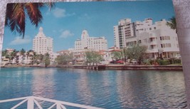 Miami Beach Florida Indian Creek Postcard - £3.13 GBP