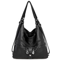 Annmouler Large Women Shoulder Bag Pu Leather Crossbody Bag Soft Leather Messeng - £46.12 GBP