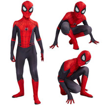 Spider-Man: Far From Home Halloween Cosplay Costumes 3D Zentai Kid &amp; Adult Suit - £23.24 GBP
