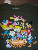 Women&#39;s Teen Nickelodeo​N Ren &amp; Stimpy Hey Arnold Rugrats T-shirt Large New - £15.53 GBP
