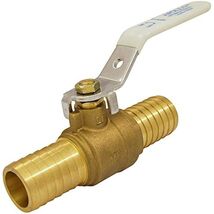 Apollo Valves POLYV1 1-inch Brass Insert Ball Valve For PE Pipe - $28.95
