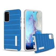 For Samsung S20 6.2&quot; Shockproof Stripes Design Case BLUE - £4.40 GBP