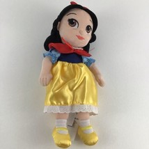 Disney Store Princess Snow White Plush Bean Bag Stuffed 13&quot; Young Snow Doll Toy - £23.61 GBP