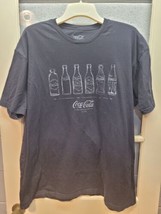 Coca-Coca T shirt Mens 3XL Vintage bottles logo POP Retro~Coke~~Distinctive - $9.89