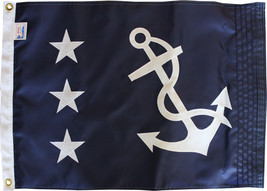 Past Commodore - 16&quot;x24&quot; Nylon Flag - £63.12 GBP