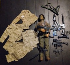 EC Vintage Military 12&quot; Doll, Clothing(5 Outfits) &amp; Weapons/Accessories  - $52.46