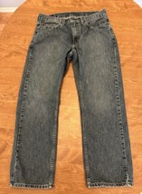 Levis 559 Jeans Men 34X29 Blue Denim RELAXED Straight Leg 100% Cotton Med Wash - £13.26 GBP