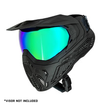 HK Army SLR Thermal Paintball Goggles Mask - Quest Black/Black Aurora Green Lens - £111.86 GBP