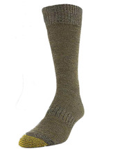 Gold Toe Mens Sub Marl Flat Socks-1 Pair Size 10-13 Color Green - £15.98 GBP